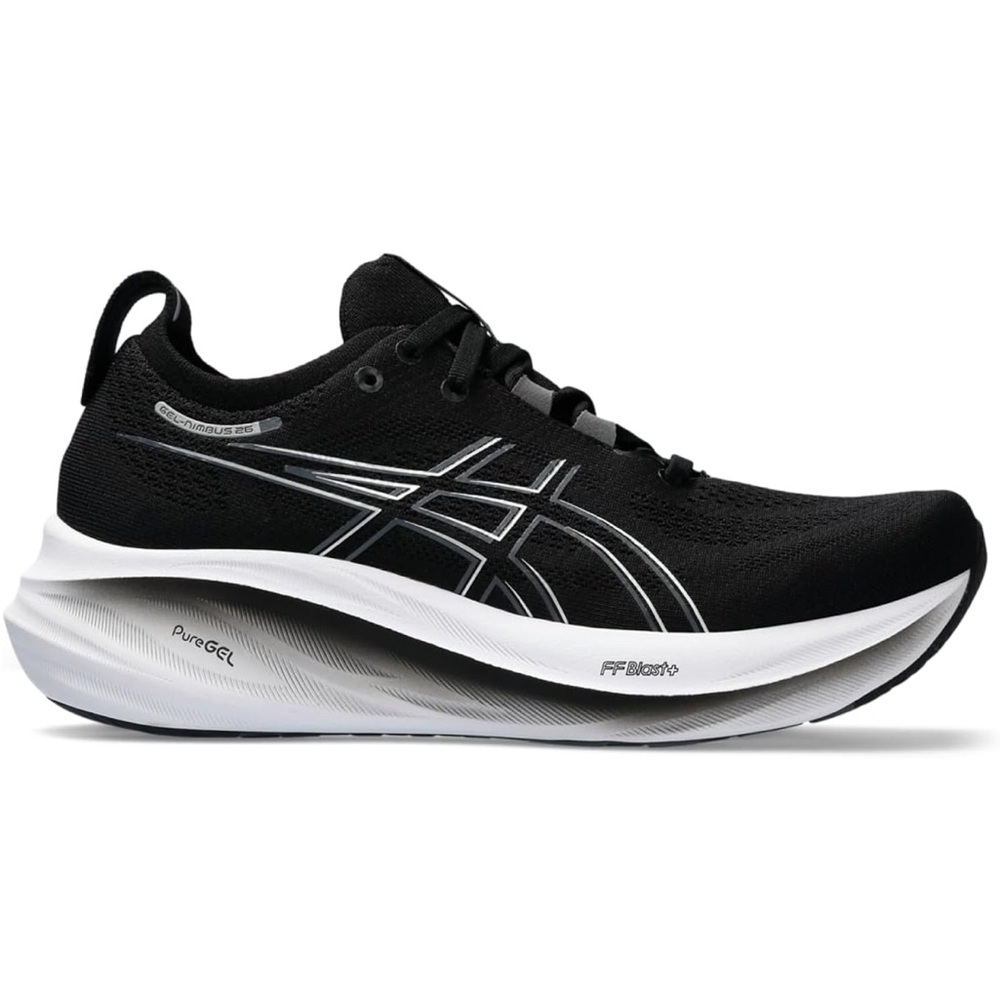 ASICS Gel Nimbus 26 Black and White